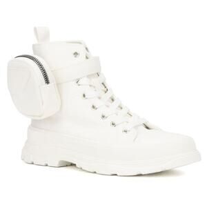 Olivia Miller Women's Leilany High Top Canvas Sneakers With Pouch NIB size 10